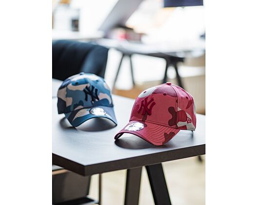 Kšiltovka New Era 9FORTY MLB Camo Pack New York Yankees Strapback Stone