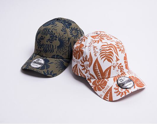Kšiltovka New Era 9FORTY Hibiscus Print Strapback New Olive