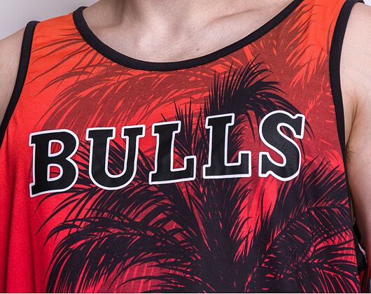 Tílko New Era NBA Summer City All Over Print Chicago Bulls Safety Orange / Red