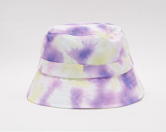 Klobouk Karl Kani KK Signature Tie Dye Bucket Hat Lilac/Yellow 7115091