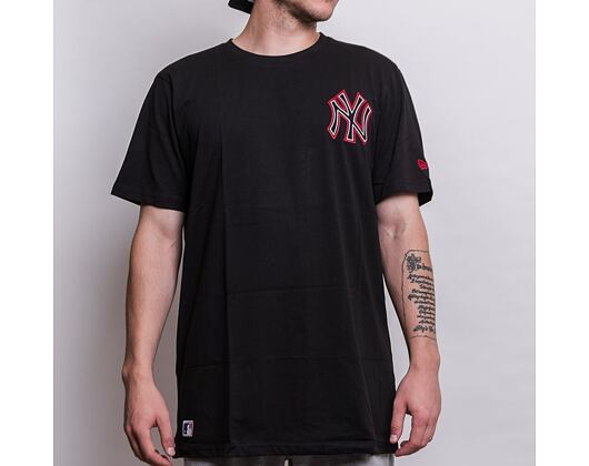 Triko New Era MLB Chain Stitch Tee New York Yankees Black