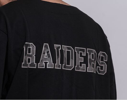 Triko New Era NFL Geometric Camo Baseball Jersey Las Vegas Raiders Black
