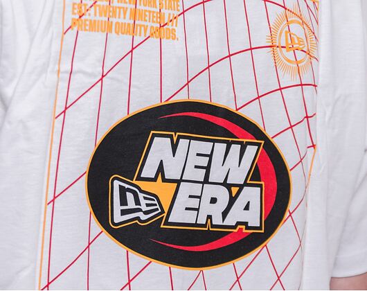 Triko New Era Contemporary Graphic Tee Optic White