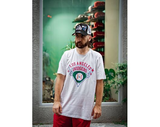 Triko New Era MLB Graphic Tee Los Angeles Dodgers Optic White