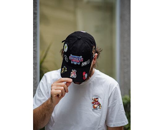 Triko New Era Minor League Heritage Patch Tee Ashville Tourists Off White
