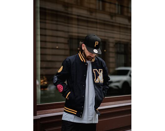 Bunda New Era Heritage Varsity Jacket Navy