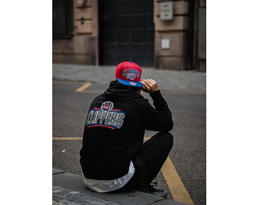 Mikina New Era NBA Neon Pull Over Hoody Los Angeles Clippers Black