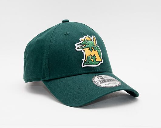 Kšiltovka New Era 9FORTY Milb Logo Madison Muskies Strapback Dark Green