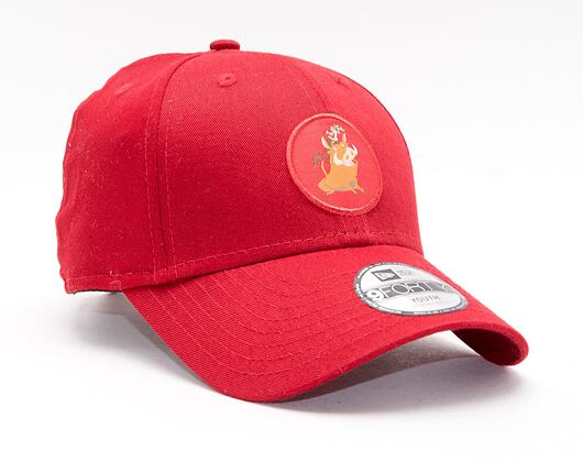 Dětská kšiltovka New Era 9FORTY Kids Home Character Logo Disney Strapback Scarlet