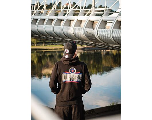 Mikina New Era NBA Neon Pull Over Hoody Los Angeles Clippers Black