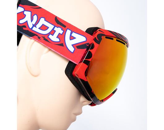 Lyžařské Brýle RIP N DIP Dragonerm Snow Goggles RND7157 Red