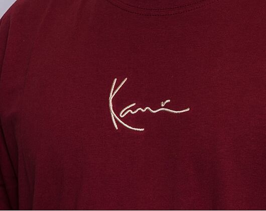 Triko Karl Kani Small Signature Tee Dark Red