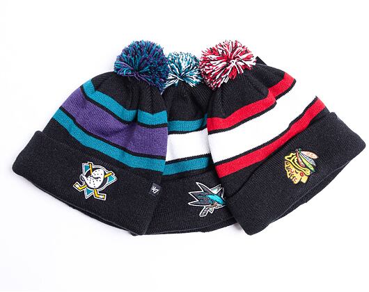 Kulich '47 Brand NHL Chicago Blackhawks Wayland Cuff Knit Black