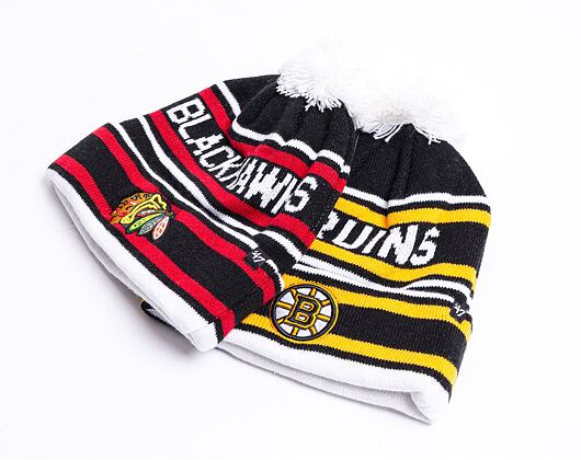 Kulich '47 Brand NHL Chicago Blackhawks Rockhill Cuff Knit Black