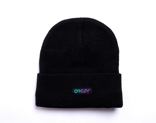 Kulich Oakley B1B Gradient Patch Beanie - Black