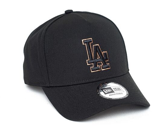 Kšiltovka New Era 9FORTY A-Frame MLB Black and Gold Los Angeles Dodgers Black