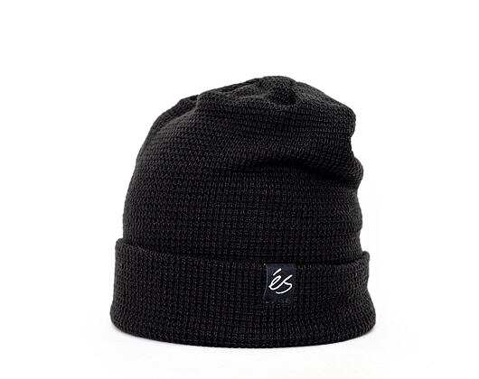 Kulich ÉS Script Waffle Knit Beanie Black