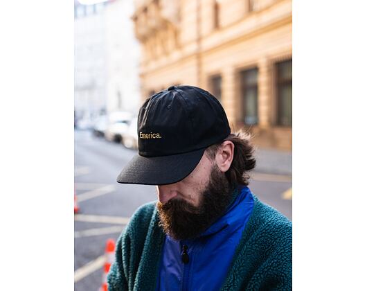 Kšiltovka EMERICA Pure Gold Dad Hat Black