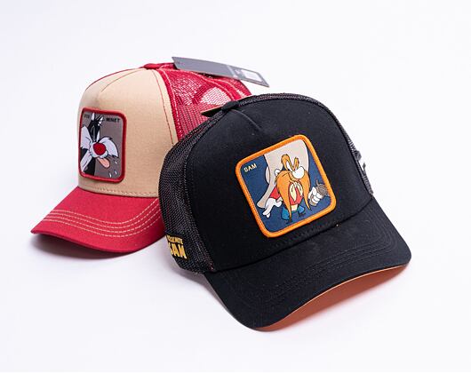 Kšiltovka Capslab Trucker (LOONEY TUNES) Yosemite SAM LOO/SAM1