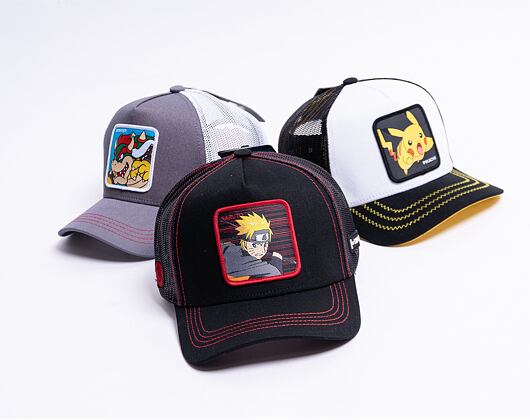 Kšiltovka Capslab Trucker - Naruto - Naruto - Black