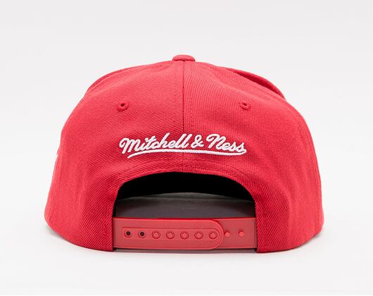 Kšiltovka Mitchell & Ness Chicago Bulls Vintage Draft Script Snapback Bulls Red