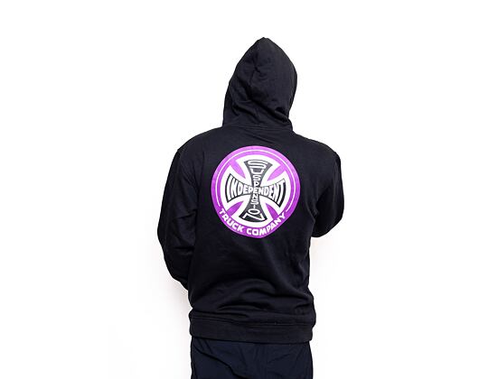 Mikina Independent Suspension Sketch Hood Black