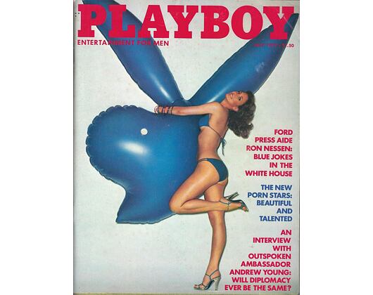 Triko HUF Playboy Bunny Balloon T-Shirt Light Blue