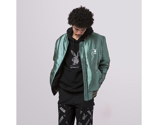 Oboustranná bunda HUF Playboy Reversible Bomber Black