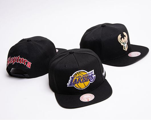 Kšiltovka Mitchell & Ness Los Angeles Lakers English Dropback Snapback NBA
