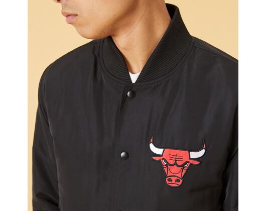 Bunda New Era NBA Team Logo Bomber Chicago Bulls Black / Red