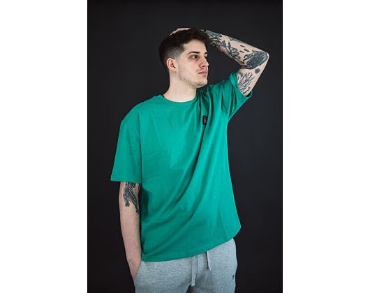 Triko New Era Rubber Patch Oversized Tee Bright Green