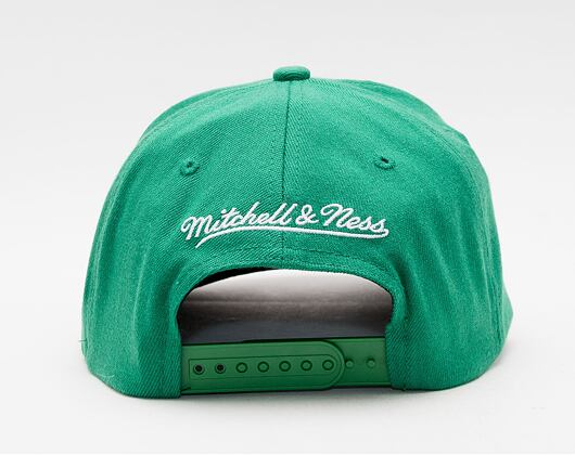 Kšiltovka Mitchell & Ness Team Ground 2.0 Stretch Snapback Boston Celtics Green