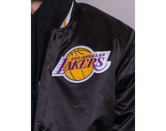 Bunda Mitchell & Ness Champ City Satin Jacket Los Angeles Lakers Black