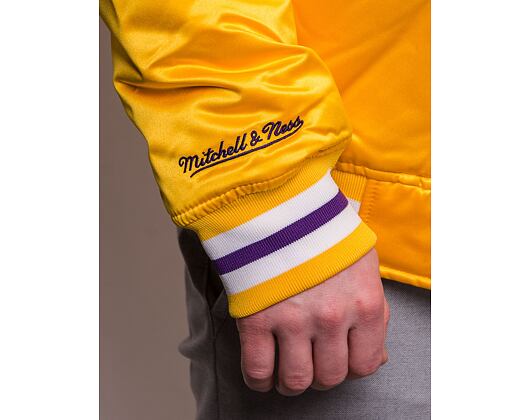 Bunda Mitchell & Ness Champ City Satin Jacket Los Angeles Lakers Gold