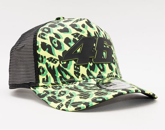 Kšiltovka New Era 9FORTY A-Frame Trucker All Over Print VR46 Snapback Upright Yellow/Black