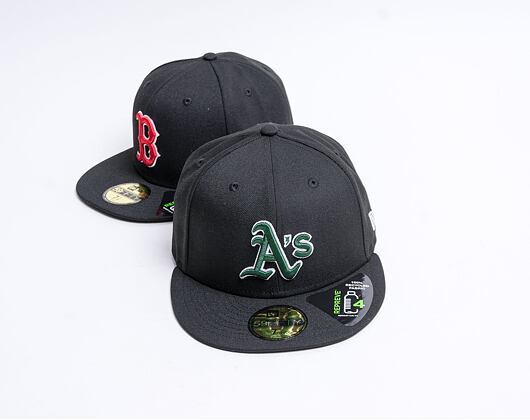 Kšiltovka New Era 59FIFTY MLB Repreve 5 Oakland Athletics Fitted Black