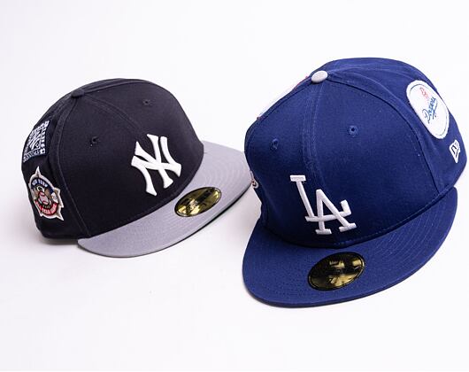 Kšiltovka New Era 59FIFTY MLB Cooperstown Los Angeles Dodgers Fitted Dark Royal