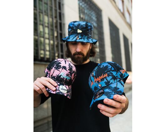 Kšiltovka New Era 9FORTY Tropical Strapback Indigo Blue