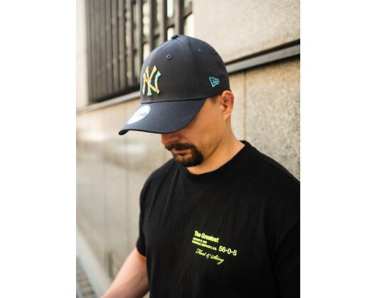 Kšiltovka New Era 9FORTY MLB Camo Infill New York Yankees Strapback Graphite