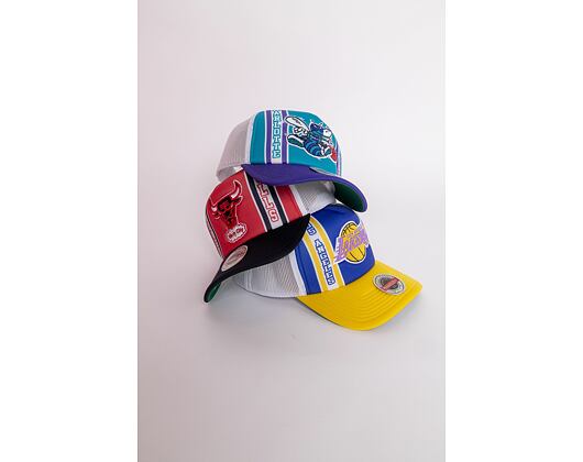 Kšiltovka Mitchell & Ness Los Angeles Lakers Retro Trucker Snapback HWC Purple / Yellow