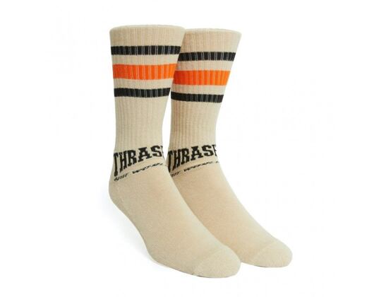 Ponožky HUF × Thrasher Center Field Sock Natural