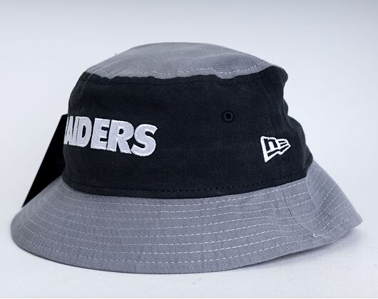 Klobouk New Era NFL Washed Pack Tapered Bucket Las Vegas Raiders Black