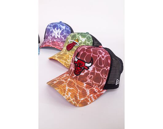 Kšiltovka New Era 9FORTY A-Frame Trucker NBA Summer City Chicago Bulls Snapback Pool Camo