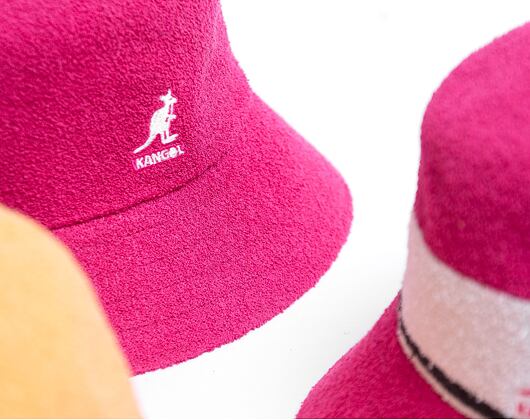 Klobouk Kangol Bermuda Stripe Bucket K3326ST-EP600 Electric Pink