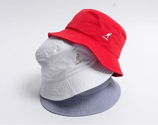Klobouk Kangol Washed Bucket White