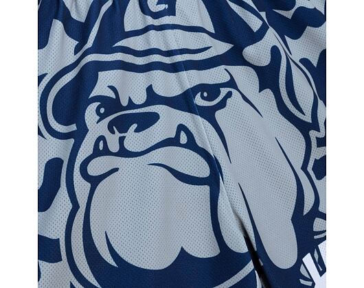 Kraťasy Mitchell & Ness NCAA Jumbotron 2.0 Shorts Georgetown University Navy / Grey
