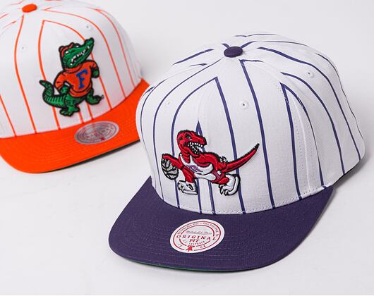 Kšiltovka Mitchell & Ness NBA Retro Pinstripe Snapback Hwc Toronto Raptors White