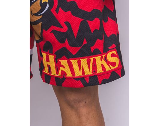 Kraťasy Mitchell & Ness NBA Jumbotron 2.0 Shorts Atlanta Hawks Black / Red