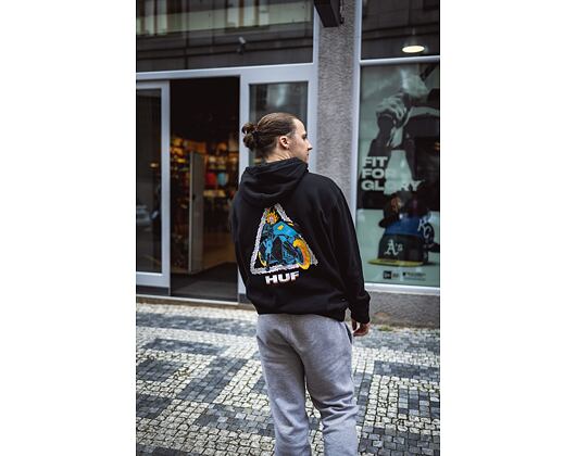 Mikina HUF x MARVEL Ghost Rider TT Hoodie Black