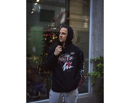 Mikina Mitchell & Ness Hyper Hoops Hoodie Chicago Bulls Black